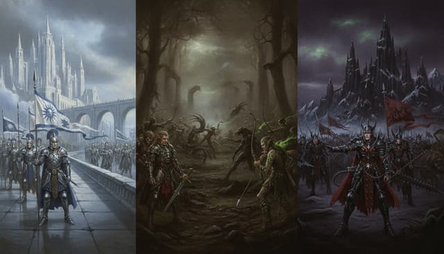 The Elves: High, Wood, and Dark