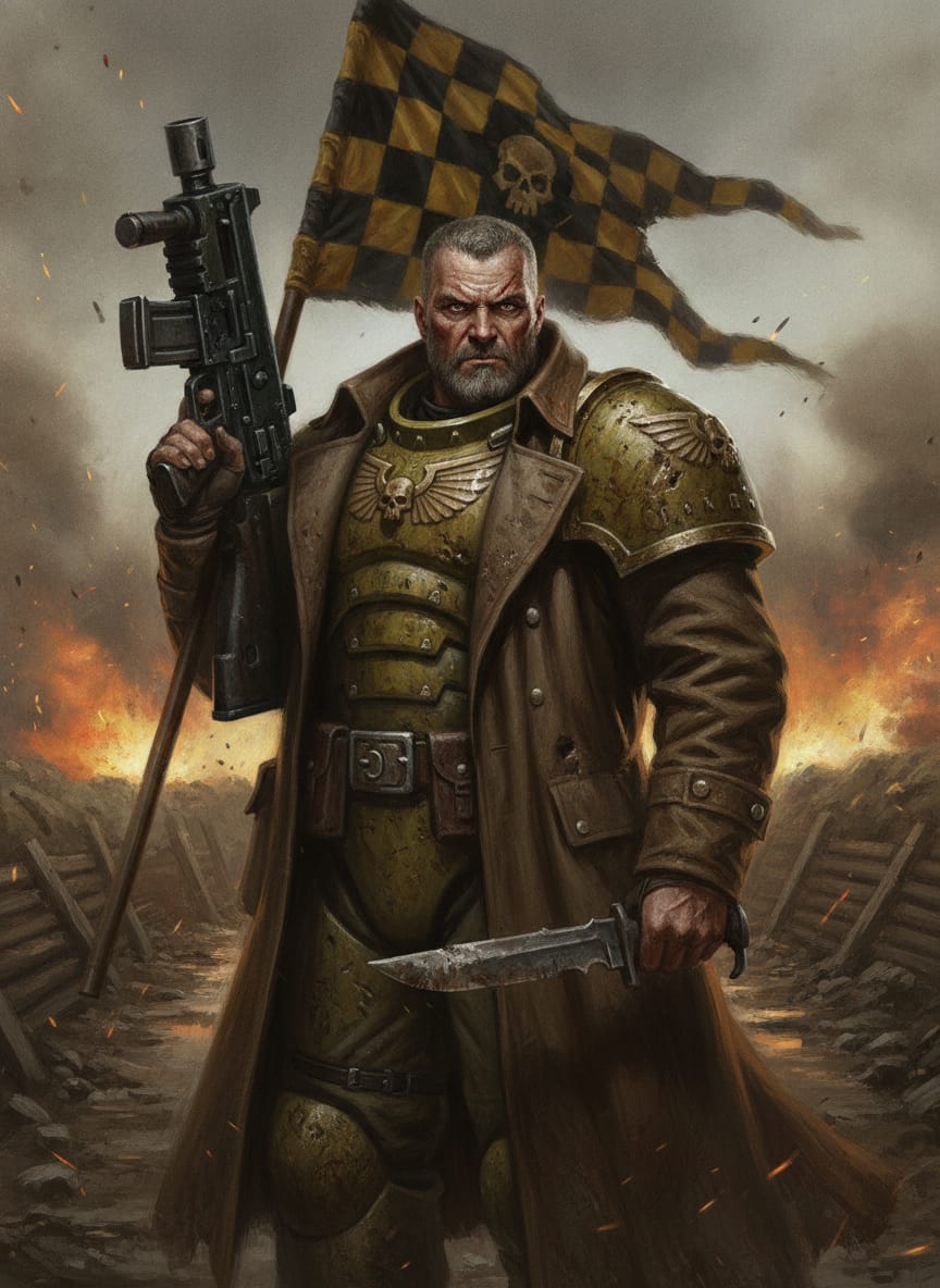 Colour Sergeant Jarran Kell, character portrait