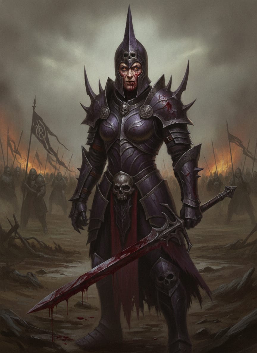 Crone Hellebron, character portrait