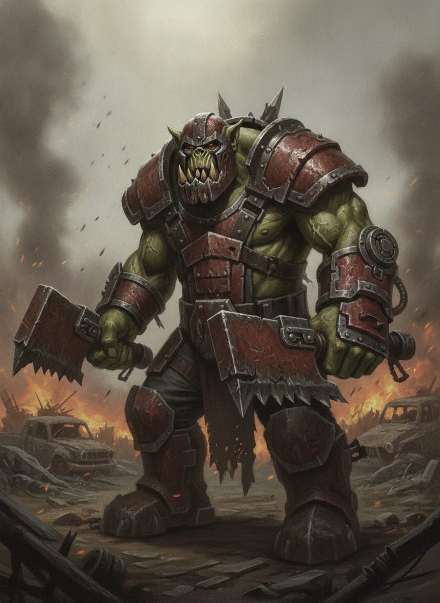 Ghazghkull Thraka, character portrait
