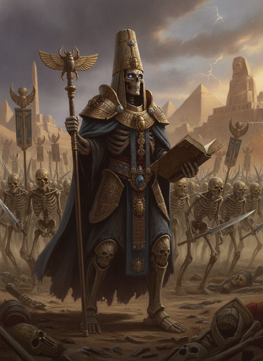 Grand Hierophant Khatep, character portrait