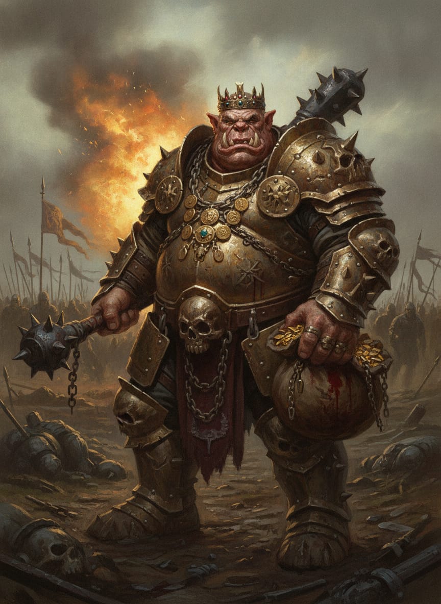Greasus Goldtooth, character portrait