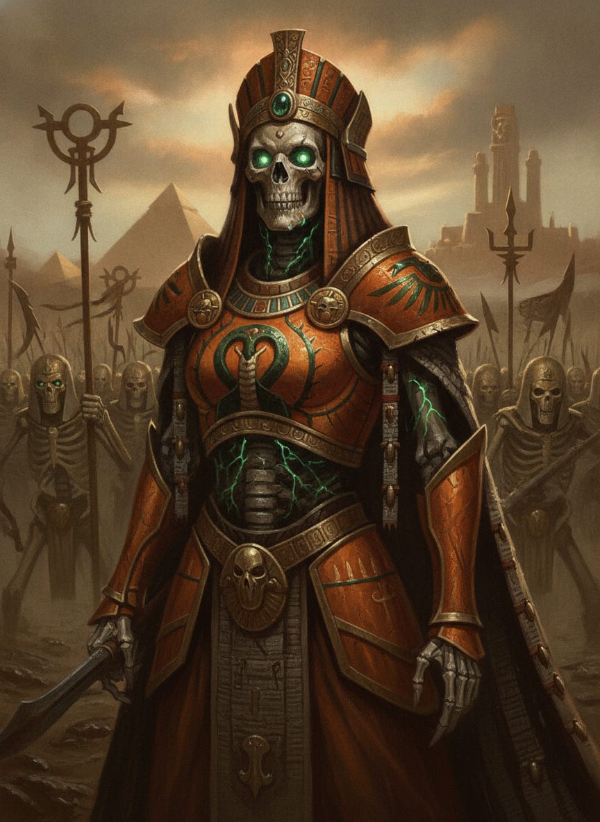 High Queen Khalida, character portrait