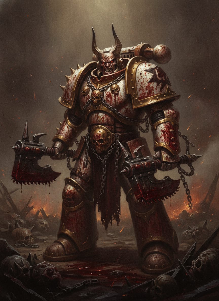 Kharn the Betrayer, character portrait