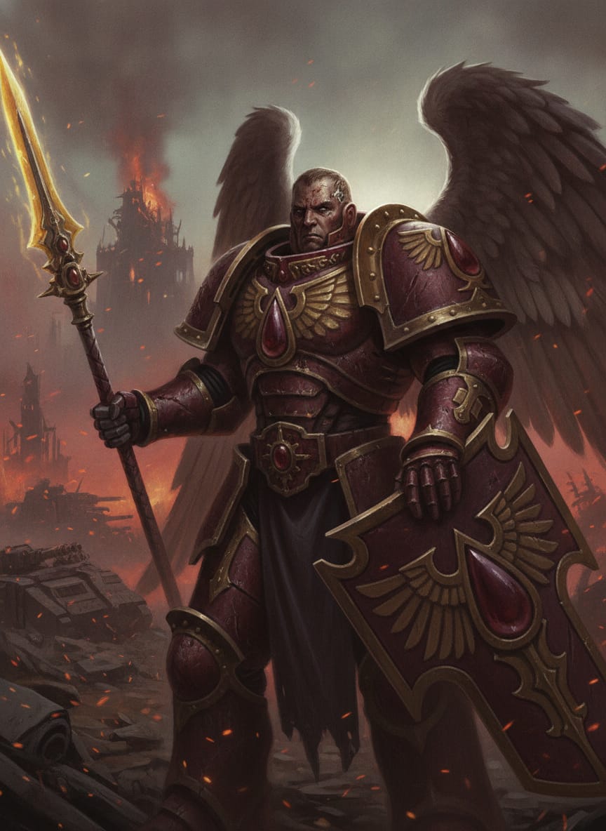 Sanguinius, character portrait