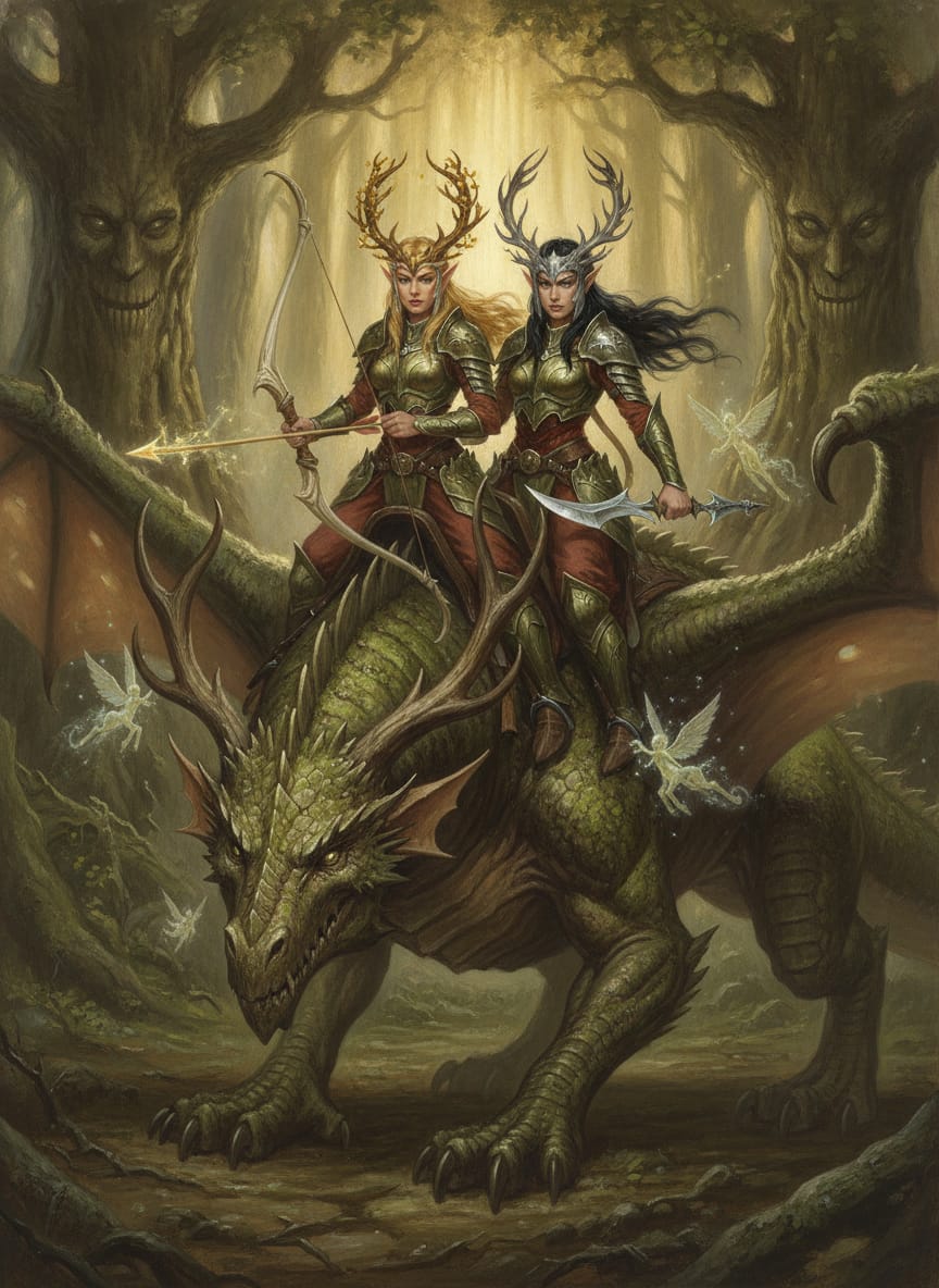 Naestra & Arahan, character portrait