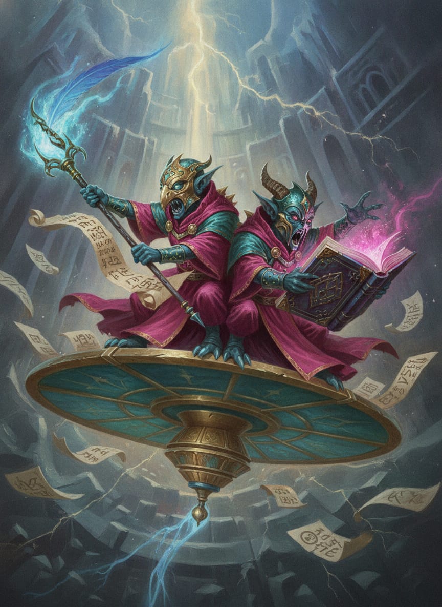 The Blue Scribes, character portrait