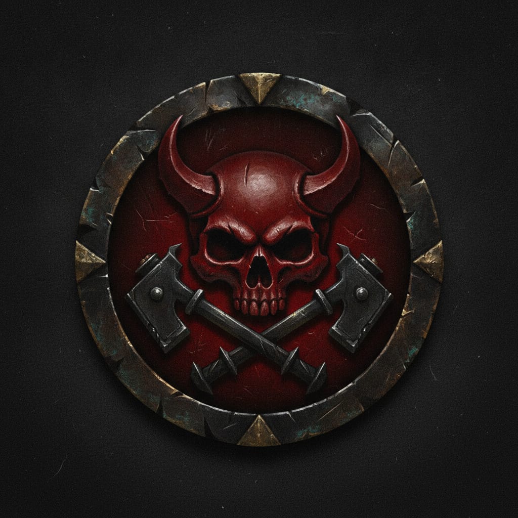 Chaos Dwarfs faction emblem