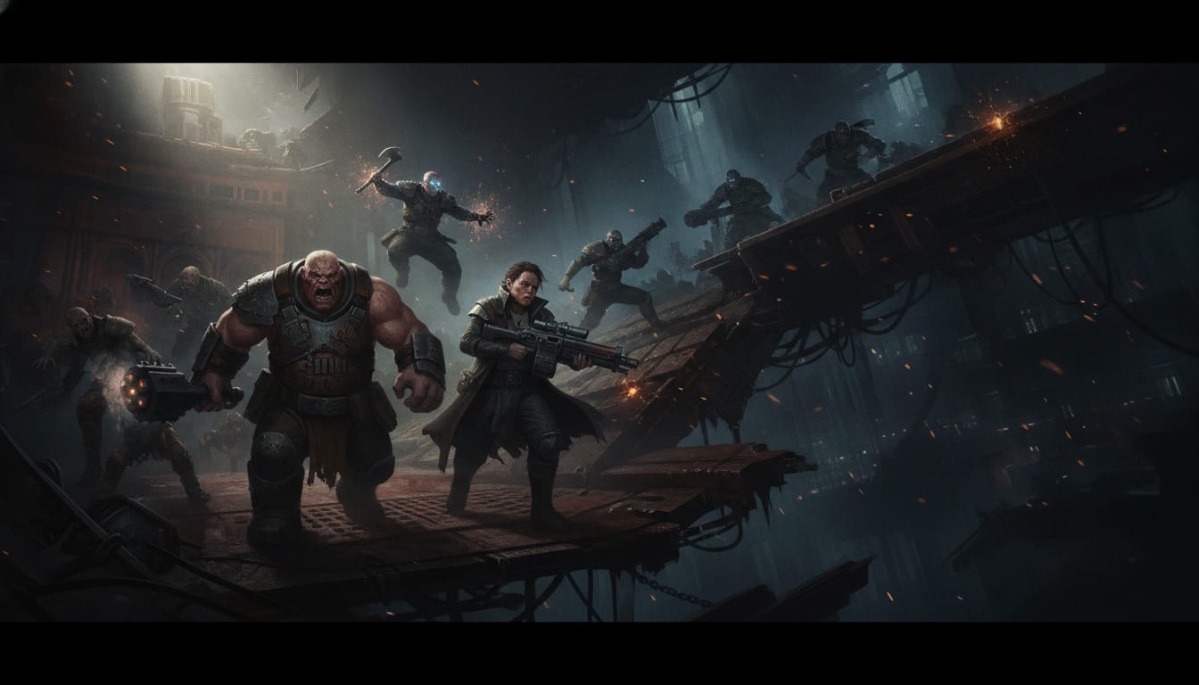 Warhammer 40,000: Darktide cover art