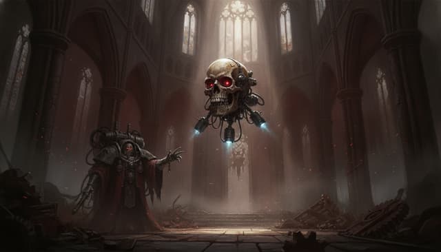 Illustration of Servo-Skull