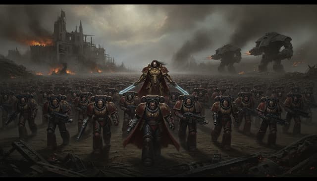 Illustration of Space Marine Legion