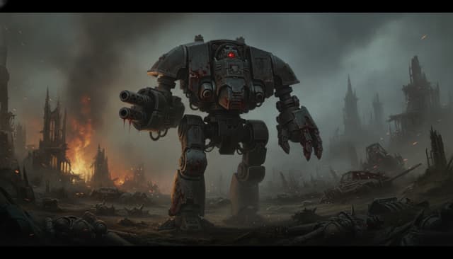 Illustration of The Contemptor Dreadnought