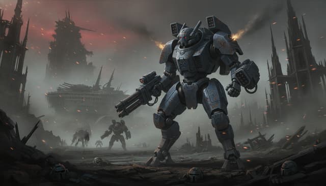 Illustration of Crisis Battlesuit