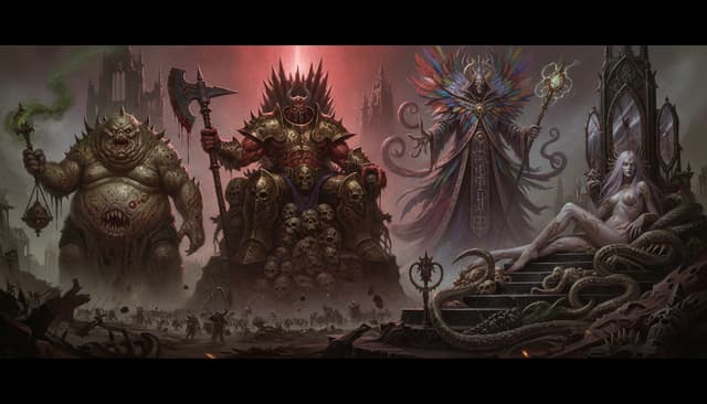 Illustration of The Dark Gods