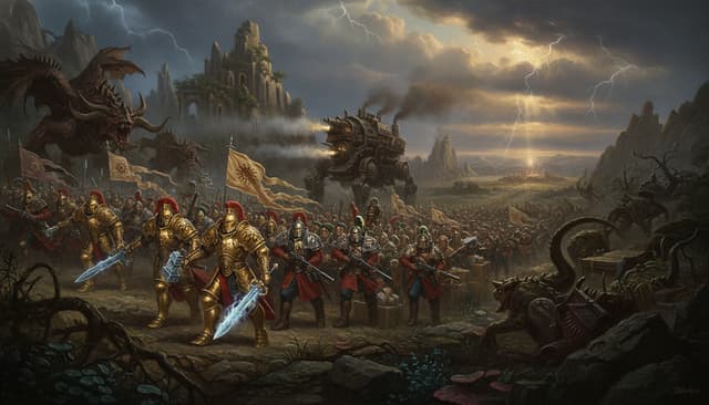 Illustration of The Dawnbringer Crusades