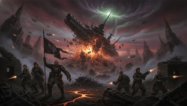 Illustration of The Fall of Cadia
