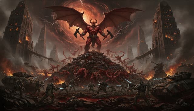 Illustration of The First War for Armageddon