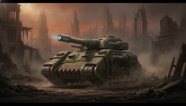 Illustration of The Krios Battle Tank