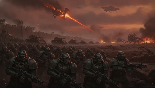 Illustration of The Planetary Defence Force