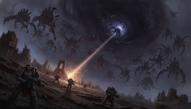 Illustration of The Shadow in the Warp