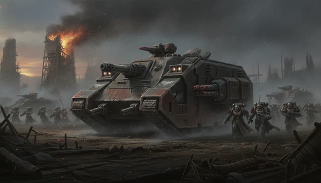 Illustration of The Spartan Assault Tank