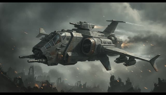 Illustration of The Storm Eagle Gunship