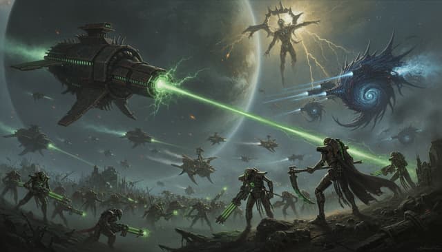 Illustration of The War in Heaven