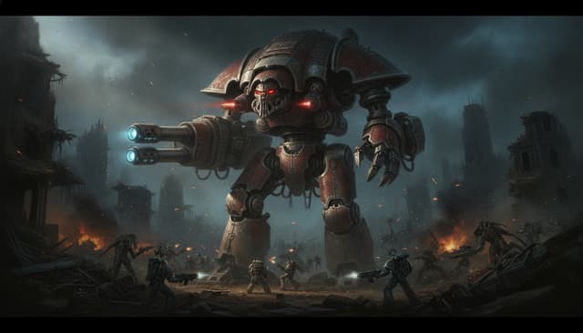 Illustration of The Warlord Titan