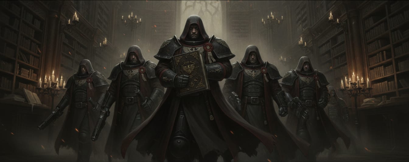 Adeptus Arbites formation art