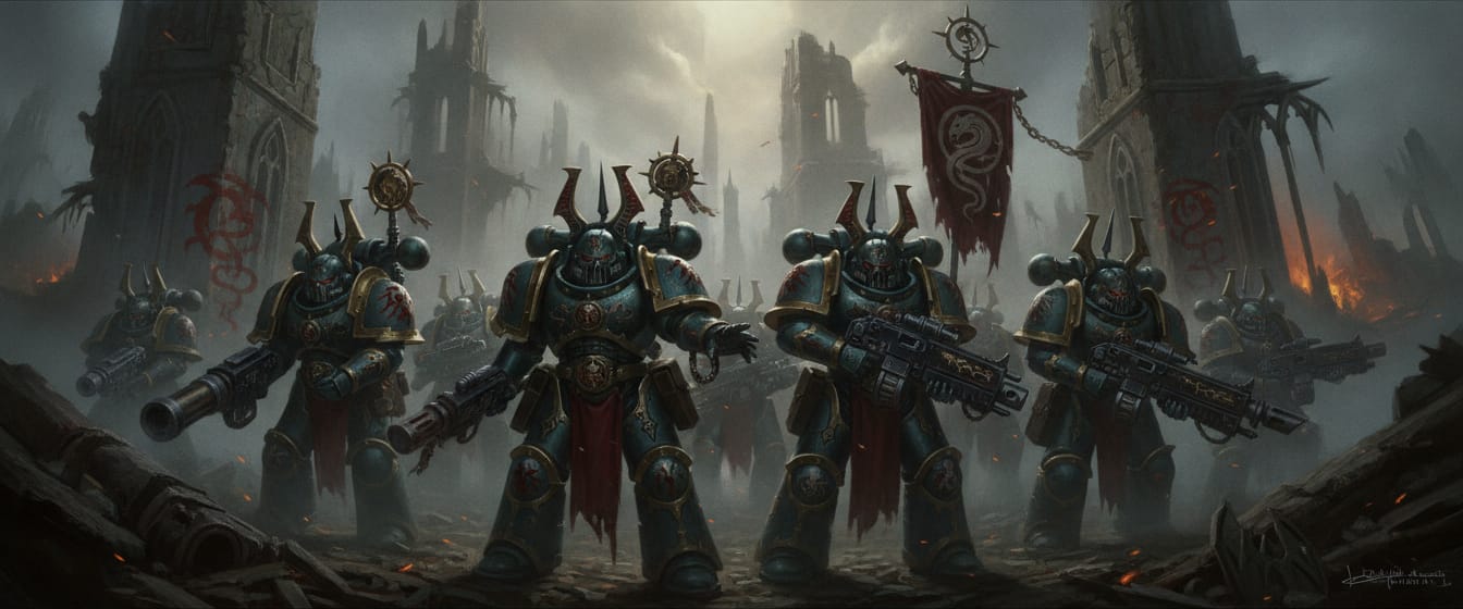 Alpha Legion formation art