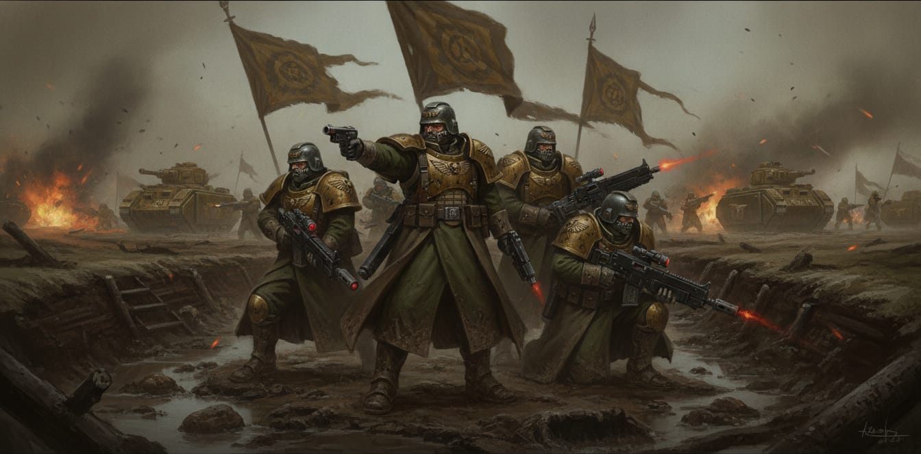 Armageddon Steel Legion formation art