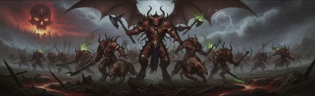 Daemons of Khorne Warhammer wallpaper