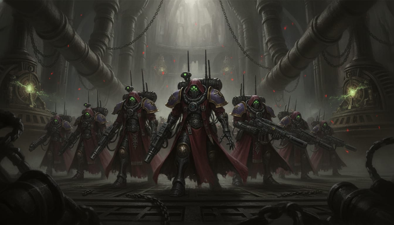 Forge World Stygies VIII formation art