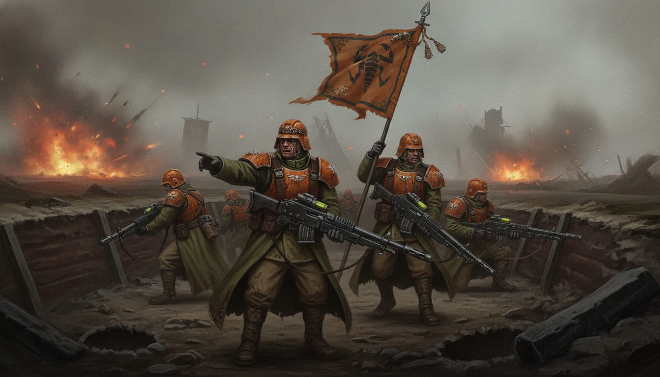 Tallarn Desert Raiders formation art