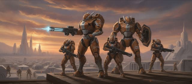 T'au Sept Warhammer wallpaper