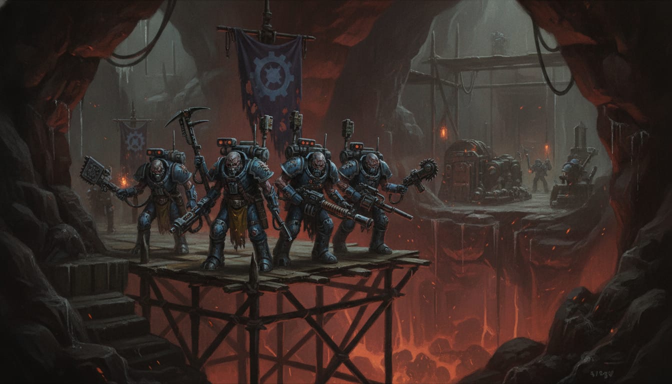 The Bladed Cog formation art