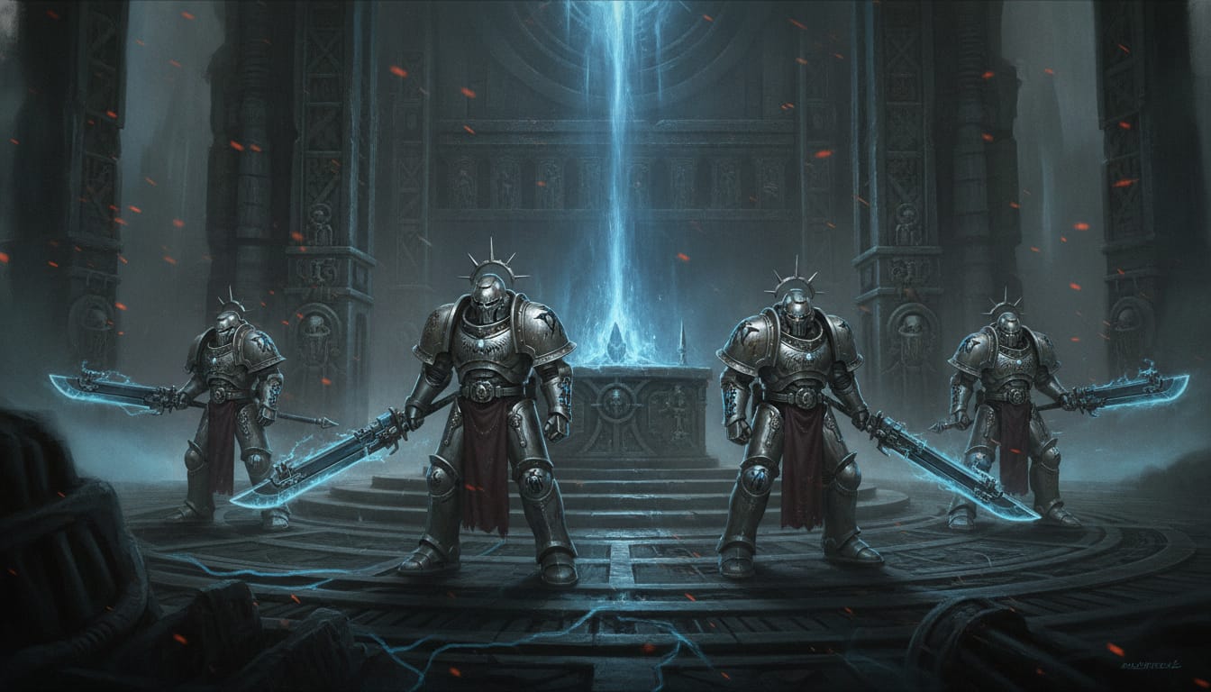 The Purifiers formation art