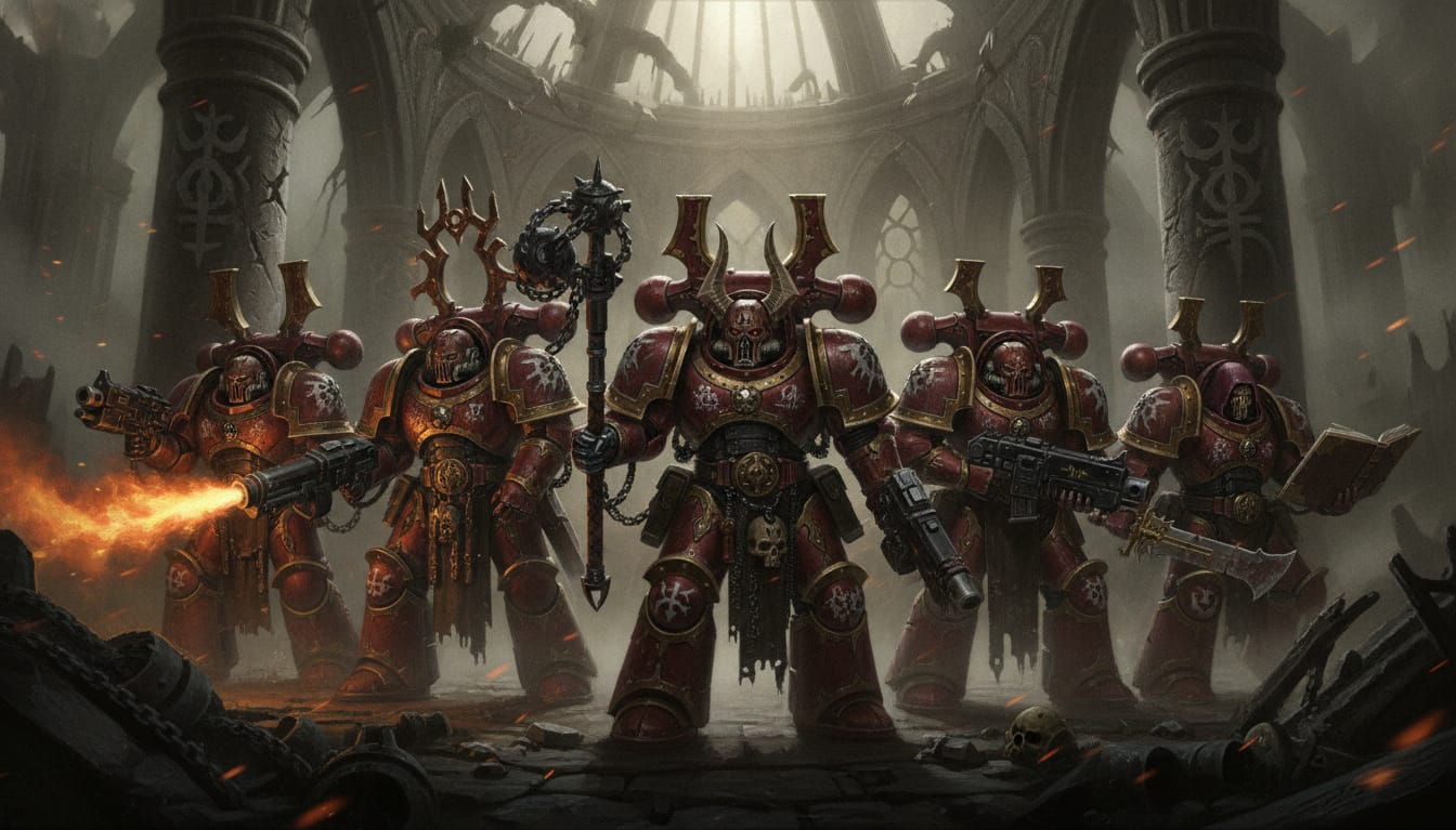 Word Bearers formation art