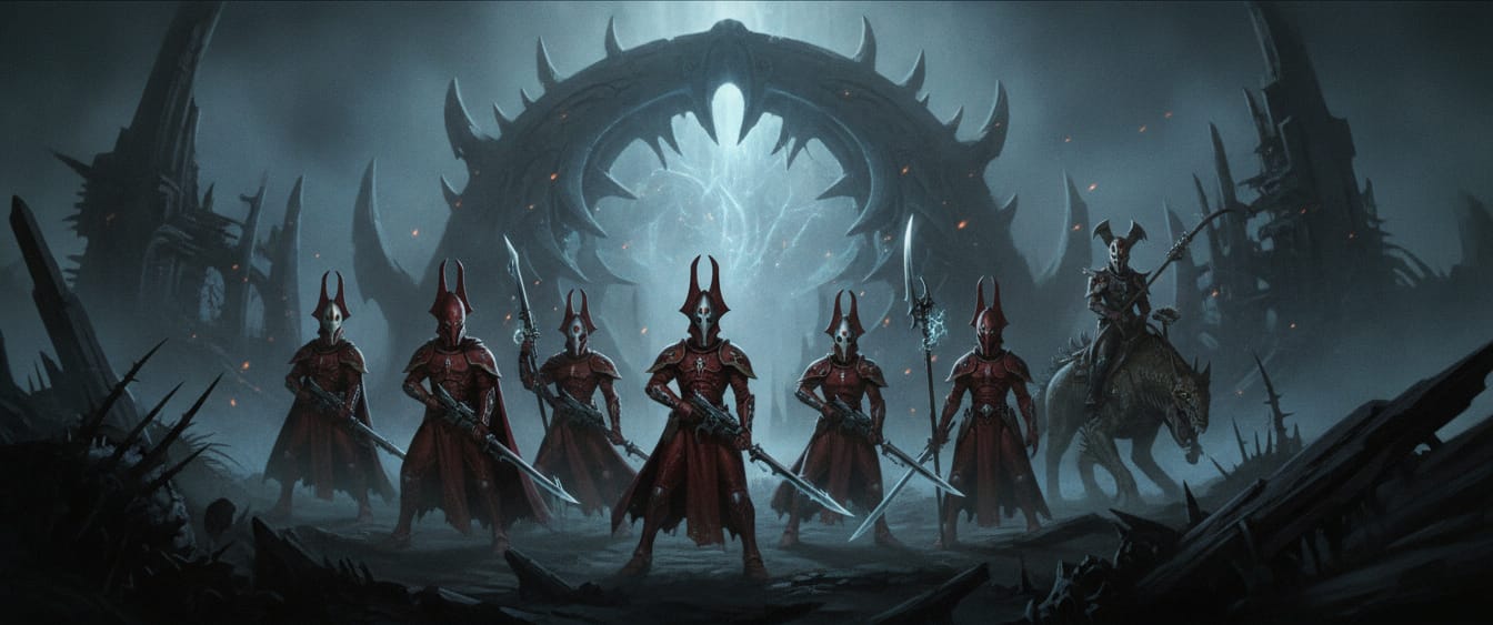 The Ynnari formation art