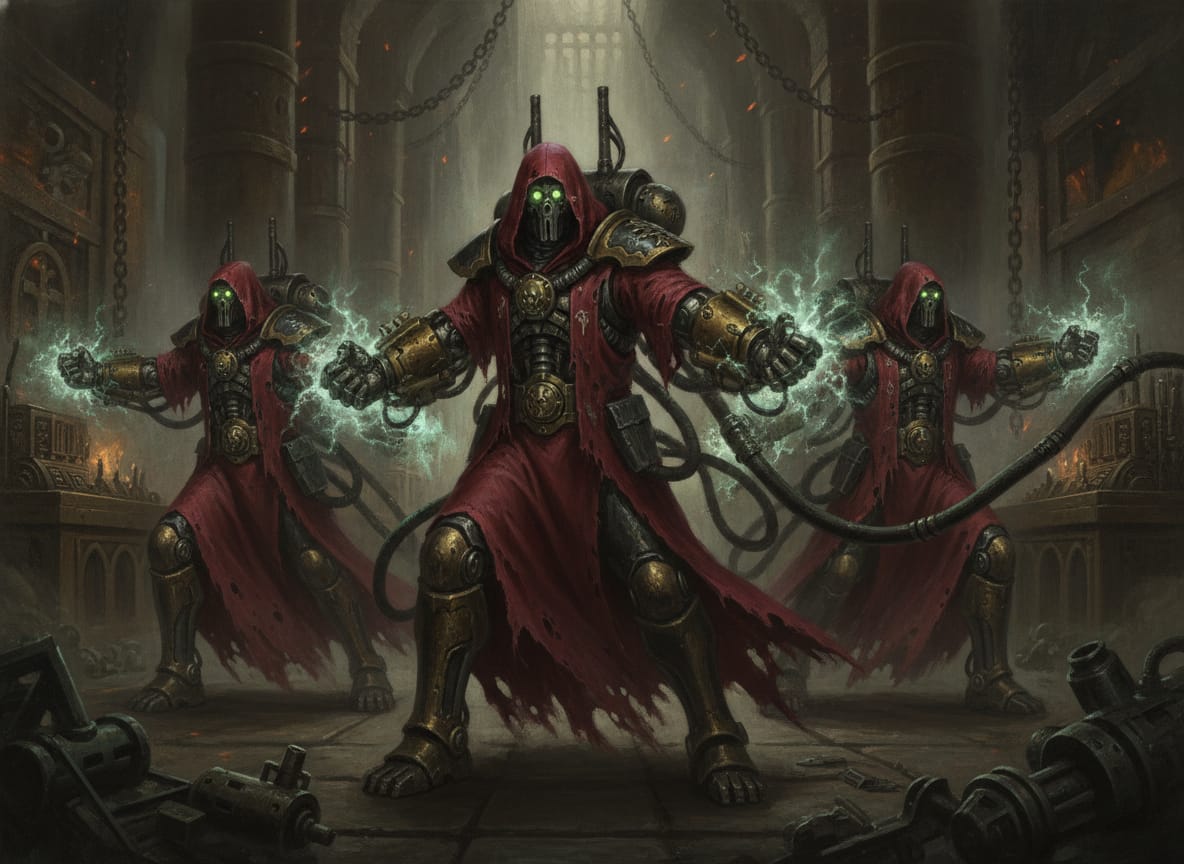 Corpuscarii Electro-Priests, unit art
