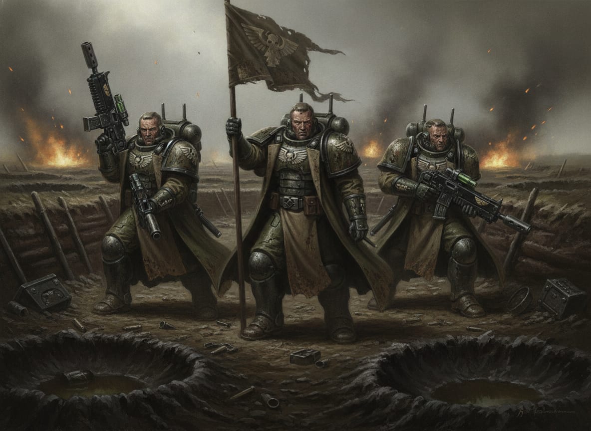 Tempestus Scions, unit art