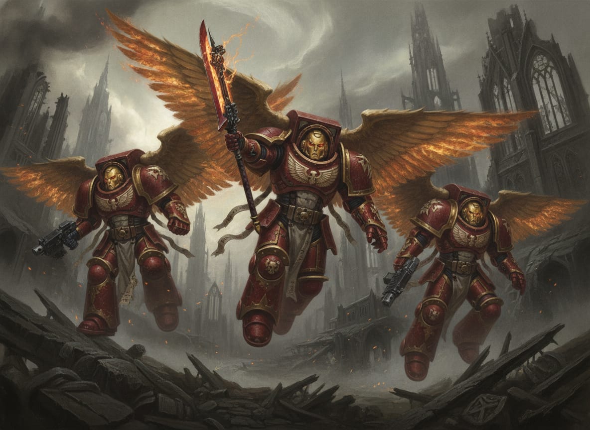Sanguinary Guard, unit art