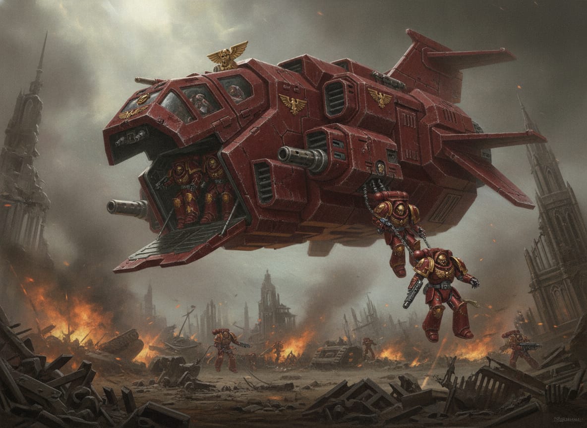 Legion Storm Eagle Gunship, unit art
