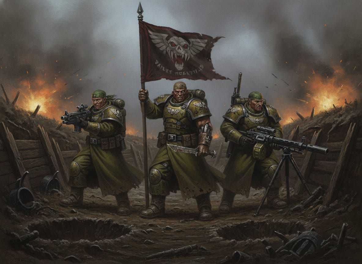 Catachan Jungle Fighters, unit art