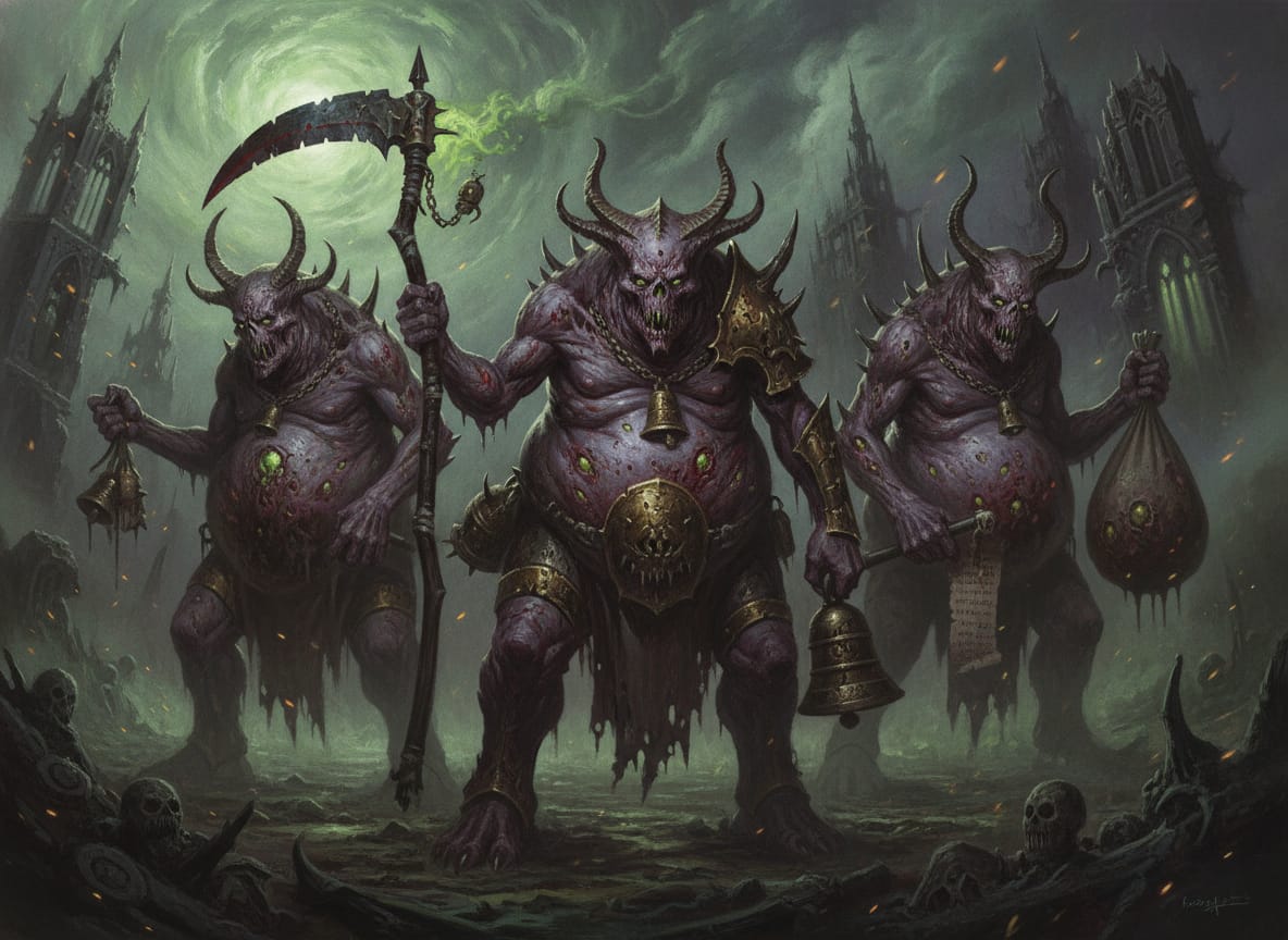Plaguebearers, unit art