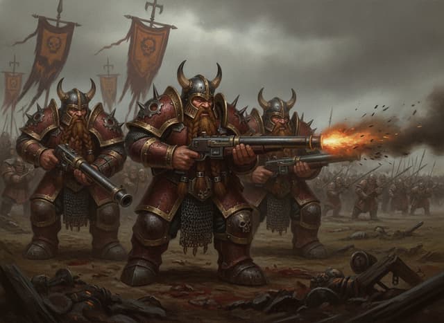 Chaos Dwarf Blunderbusses