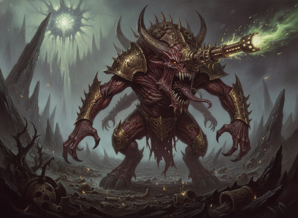Skull Cannon of Khorne, unit art