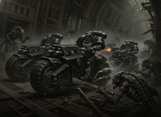 Deathwatch Bikers