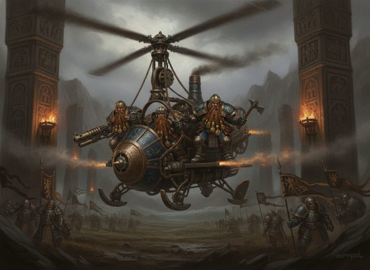 Gyrocopter, unit art