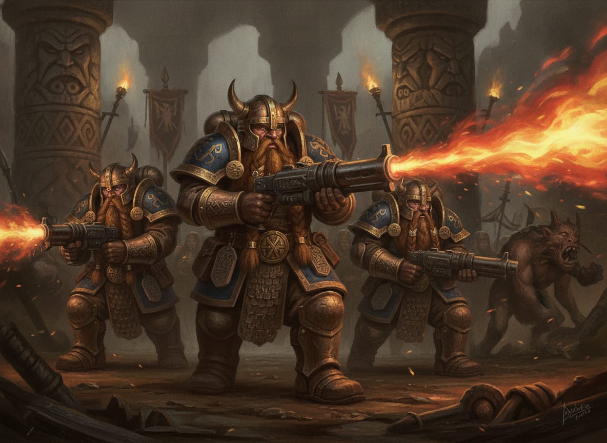 Irondrakes, unit art